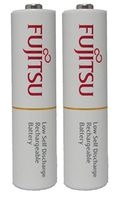 2 Fujitsu HR4UTC AAA Ready-to-use 2,100 times rechargeable batteries NiMH 1.2V 800mAh (Min. 750mAh) Made in Japan