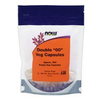 Now Foods Veg-Capsules Double "00" Empty Capsules, 750-Count ( Multi-Pack)