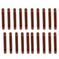 10 Pairs Silicone Anti Slip Ear Hooks Glasses Ear Grips Eyewear Sleeve Retainer for Sunglasses and Glasses - Brown