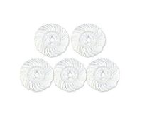 PANDA SUPERSTORE Set of 5 Mop Replacement Heads for Spinning Mop, White
