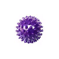 6.5cm PVC Spiky Massage Ball Trigger Point Sport Fitness Hand Foot Pain Relief Plantar Fasciitis Reliever Hedgehog,Purple