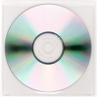 StoreSMART - Peel & Stick CD/DVD Pocket - Clear Plastic - Loose Fit - 5 1/8" x 5 1/2" - 25-Pack - STB776S-25