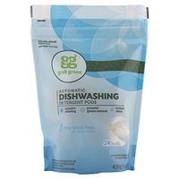 Grab Green Natural Automatic Dishwashing Detergent, Fragrance Free, 24 Count