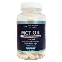 Beaver Brook MCT Oil, Perfect for Keto and Paleo Diet, 100% Non-GMO Ketogenic Friendly, Sugar Free Energy, Responsibly Sourced from Coconuts Only - 90 Capsules