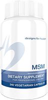 Designs for Health MSM Capsules - 1000mg, Joint + Healthy Skin Support (240 Capsules)