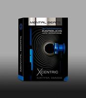 Mental Beats High Performance Xcentric Earbuds w/ Microphone - Blue