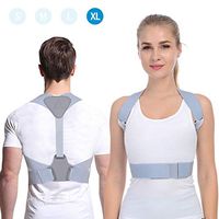 Posture Corrector for Women Men - Posture Brace - Back Brace for Clavicle Support Upper Back Pain Relief, Anoopsyche Designed Comfortable Posture Trainer for Spinal Alignment & Posture Support（XL）