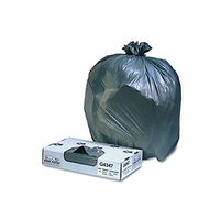 Jaguar Plastics G4347HBL LLDPE 56 Gallon Can Liner, 1.7 Mil, Star Seal, 47" x 43", Black (Case of 100)