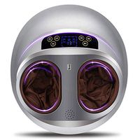 LLRYN Shiatsu Foot Massager Machine with Deep-kneading Heat Rolling Air Compression Multi-Level Settings for Foot Relax, Plantar Fasciitis, Increases Blood Flow