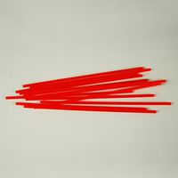 8" Red Coffee Stirrer 10,000/Case