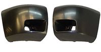 for 2007-2013 SILVERADO 1500 FRONT SIDE BUMPER CAP SET WITH FOG LAMP HOLE RAW BLACK