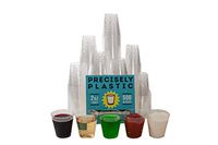 500 Shot Glasses Premium 2oz Clear Plastic Disposable Cups, Perfect Container for Jello Shots, Condiments, Tasting, Sauce, Dipping, Samples