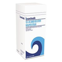 Boardwalk JSTW1025R4 Plastic Jumbo Straws44; White With Red Stripe