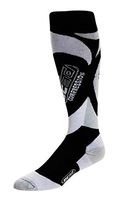EC3D Twist Compression Socks, Black/Grey/White, 2