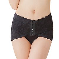 1PCS Black Lace Medical Pelvic Support Correction Belt Waist Body Hip Shaper Postpartum C-Section Recovery Rectification Shapewear Belly Abdomen Abdominal Binder for Women Lady Girls (M)