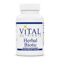 Vital Nutrients - Herbal Biotic - Herbal and Nutritional Support for the Immune System - Upper Respiratory & Sinus Health - 60 Vegetarian Capsules per Bottle