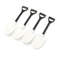 Kicode Mini Shovel Spoon Garden Party Supply Gadget Potted Cake Ice Cream Plastic Disposable 100Pcs/Bag