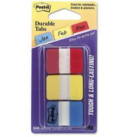 Post It Durable Tabs 66ct,Minn. Mining Bmq7692,686-Ryb