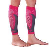 LTHAOO Calf Compression Sleeves -(20-30mmhg) Leg Compression Socks for Shin Splint, Calf Pain Relief - Men Women Sleeve for Running, Cycling, Maternity, Nurses.（Pink-XXL