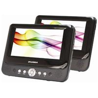 Sylvania 7in Dual Screen Prtbl DVD Player (Renewed)