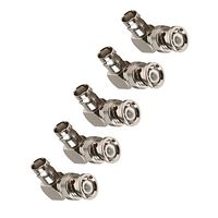 CNE09417 BNC Jack to BNC Plug L Adapter, 5-Pack