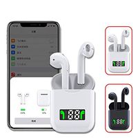 i99 TWS Wireless Charging Stereo Bluetooth 5.0 Earphones Touch Control (White)