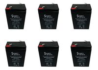 UB645 6V 4.5Ah WP4-6 ES4-6 LC-RB064P SLA0905 Battery - 6 Pack