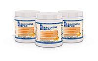 L-arginine Pro, 1 Now L-arginine Supplement - 5,500mg of L-arginine Plus 1,100mg L-Citrulline (Citrus Orange, 3 Jars)