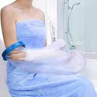 SayingWaterproof Adult/Kids Arm Cast Cover for Shower Bath, Cast Protector Keep Cast Bandage Dry, Watertight Cast Bag for Wound Arm Palm, Watertight Protector (19.7" x 7.9")