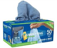 Grab-A-Rag | Reusable Detail Microfiber Rags - 50 Count - With Patented self dispensing box