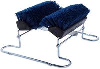 Carlisle 4042414 Commercial Boot 'N Shoe Brush Scraper with Chrome Plated Steel Frame, Blue