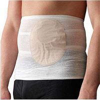 StomaSafe Classic Ostomy Support Garment, Large, 41-1/2" - 51" Hip Circumference, White (Package of 3)