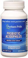 Puritans Pride Probiotic Acidophilus Capsules, 100 Count