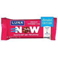 LUNA BAR - Gluten Free Bars - Chocolate Peppermint Stick - (1.69 Ounce Snack Bars, 15 Count)(Packaging May Vary)