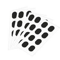 Non Slip Glasses Nose Pad,Crytech 20 Pairs Soft Foam Self Adhesive Eyeglass Nose Pads Anti-Slip Thin Nosepads for Glasses Eyeglass Sunglasses 1/1.5 Mm Thickness (Small, Black)