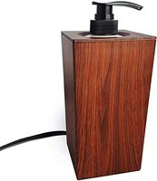 TOA Single Bottle Oil Warmer Pro Massage Heater for Lotion Cream with Pump Mahogany Color