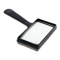 LoveinDIY Large 100mm 3X Rectangular Magnifier Reading Magnifying Glass Reading Tool