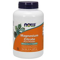 NOW Supplements, Magnesium Citrate Pure Powder, 8-Ounce