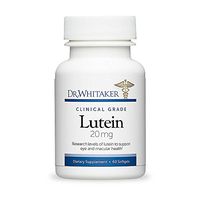 Dr. Whitaker's Clinical Grade 20 mg Lutein Supplement Helps Protect Your Eyes from The Daily Bombardment of Blue Light and Oxidative Stress, 60 Softgels (30 - Day Supply)