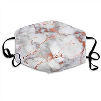 Rose Gold MarbleDust Mouth Adjustable Windproof Ear Loops Breathable Reusable Face for Kids Teens Men Women