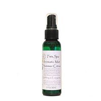 Très Spa Aromatic Mist 100% Natural Room Spray & Body Mist | Body to Bedding, Safe for Many Uses | Vegan, Eco-Friendly, Alcohol Free | Summer Citrus-Uplifting & Purifying (2oz)