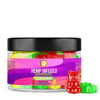 Premium Hemp Gummies | 12000mg | 40 Gummies | Max Strength | Hemp Extract Made in UK | Anxiety & Stress Relief