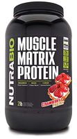 NutraBio Muscle Matrix - Whey Protein Blend (Strawberry Pastry, 2 Pounds)