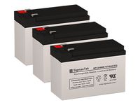 TRX Personal Transporter Replacement Batteries - 3X 12 Volt 9AH T2 Terminal Scooter Batteries by SigmasTek
