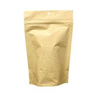 Kraft Mylar Stand Up Pouch 6"x9.5"x3.5", Pack of 100