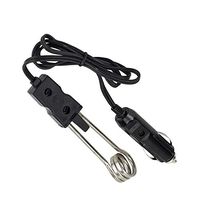 WG 12V/24V Portable Electric Car Immersion Water Heater for Travel Camping Picnic Mini Boiler Hot Water Coffee Immersion Travel Use,24v