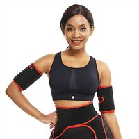 HEXIN Women & Men Arm Trimmers Lose Fat & Reduce Cellulite Adjustable Slimmers with Anti-Slip Grid Technology (Red,M)