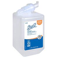 Kleenex 91555 E-2 Foam Skin Cleanser w/Moisturizers, Unscented, 1000 mL Refill (Case of 6)