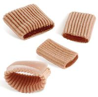 Silipos Square Gel Digital Pads - Narrow, Flat Width: 5/8", Length: 1", Relaxed: 1 3/4", Stretched: 2 3/4"