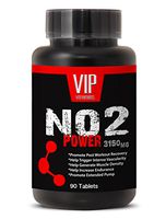 Muscle gain Equipment - Nitric Oxide 3150MG - Nitric Oxide arginine - 1 Bottle (90 Tablets)